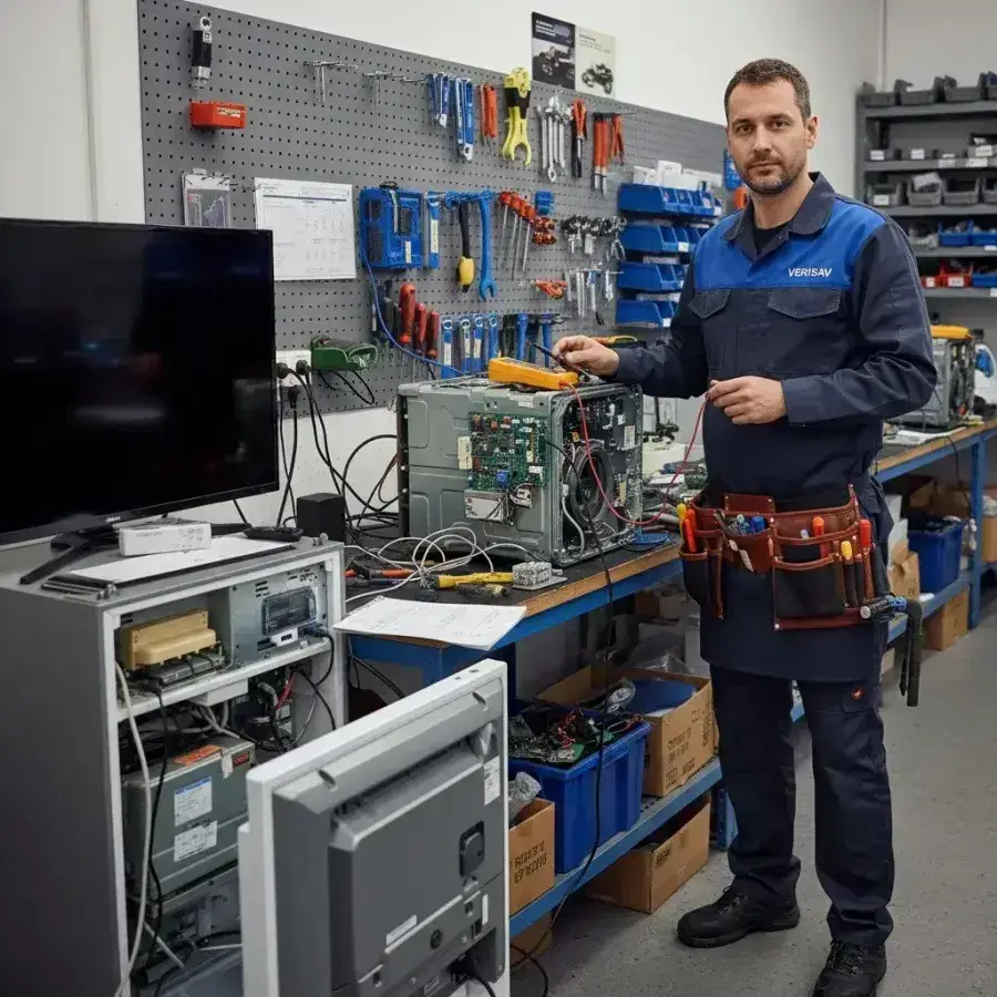 Réparateur utilisant Verisav